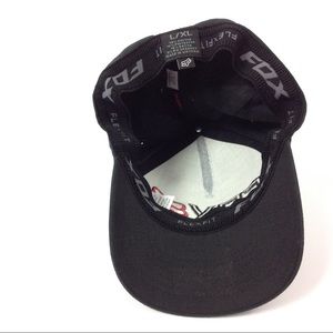Fox Accessories - Fox Flexfit Baseball Hat Gray Red L Fox Accessories - Fox Flexfit Baseball Hat Gray Red L